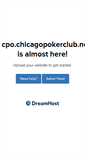 Mobile Screenshot of cpo.chicagopokerclub.net