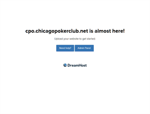 Tablet Screenshot of cpo.chicagopokerclub.net