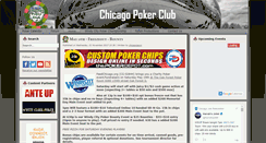 Desktop Screenshot of chicagopokerclub.net
