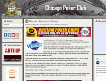 Tablet Screenshot of chicagopokerclub.net